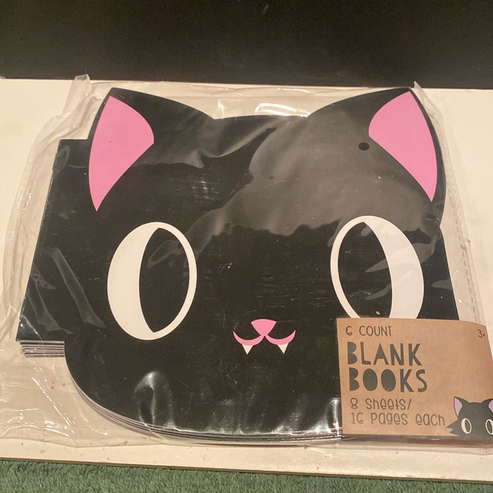 NWT Black Cat Blank Books